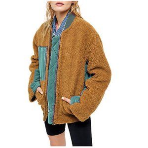 Free People Rivington Sherpa Jacket. L
